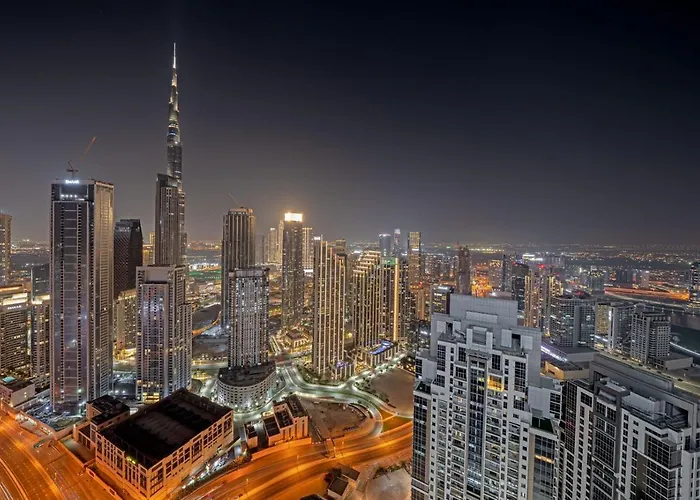 Paramount Midtown Deluxe 1 Bedroom Apartment With Full Burj-Khalifa View